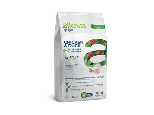 [13946_25285] Adulte Mini poulet et canard "Alleva Holistic" (2 kg) - Alleva