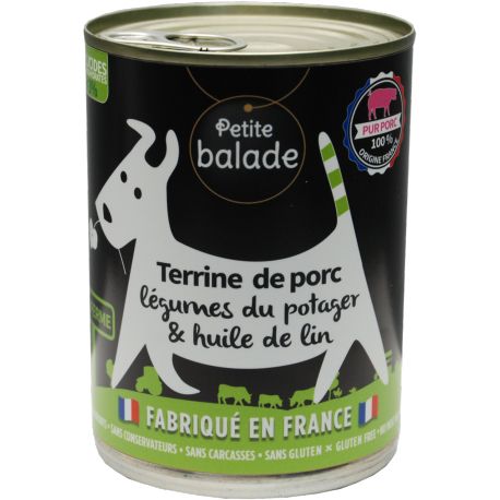 [13969] Boite de Terrine de Porc (400 g) - Petite balade