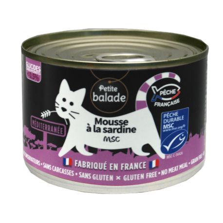 [13973] Boite de mousse à la sardine (200 g) - Petite balade