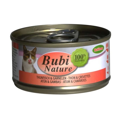 [14004_25342] Boite Bubi Nature Thon avec crevettes (70 g) - Bubimex