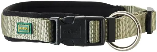 [14130_25508] Collier "Neopren Vario Plus" olive/noir (65 x 3,8 cm) - Hunter