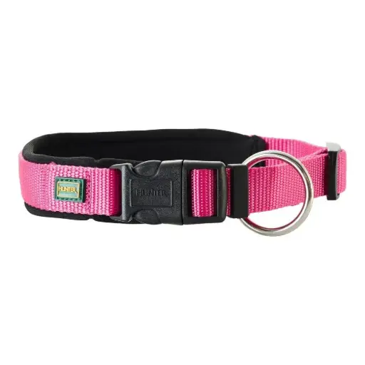 [14131_25517] Collier "Neopren Vario Plus" framboise/noir (55 x 2,5 cm) - Hunter