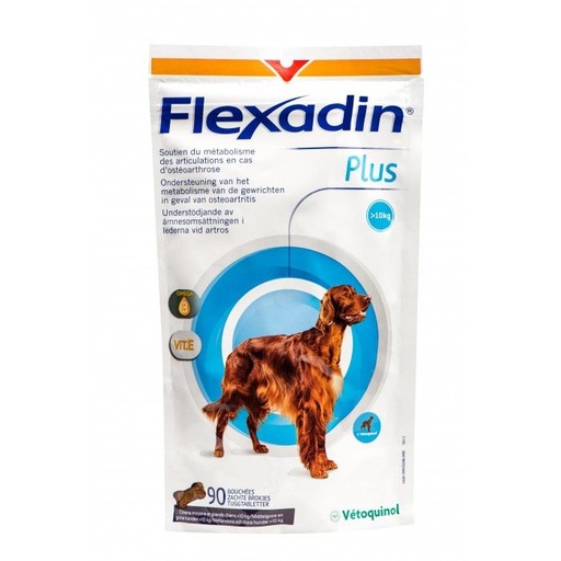 [14167_25557] Flexadin Plus Maxi - Vetoquinol (Sachet de : 90 bouchées)