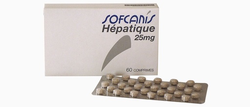 [14198_25617] Sofcanis Hépatique (Dosage : 25 mg) - Laboratoire Moureau