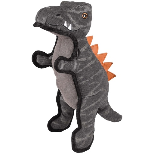 [14336] Peluche pour chien Strong Stuff Dinosaure 35 cm - Flamingo