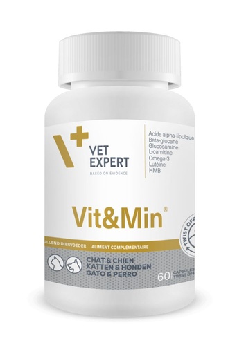 [14368_25739] Complément alimentaire "Vit & Min" - Vet Expert (Boite : 20 capsules)