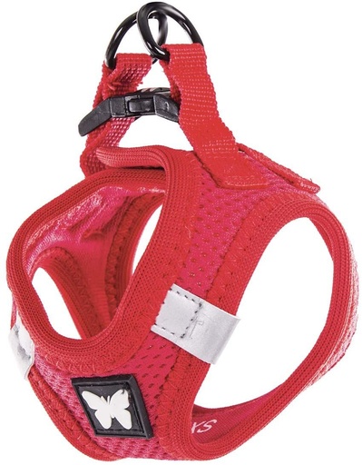 [14371_25741] Harnais pour chien "Mesh" - Rouge (XXS) - Martin Sellier