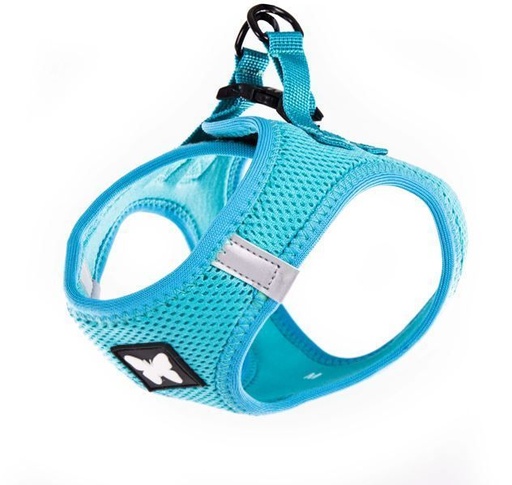 [14371_28285] Harnais pour chien "Mesh" - Turquoise (XL) - Martin Sellier