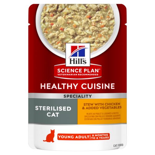[14519] Feline Sterilised Multipack "Healthy Cuisine" Poulet - Hill's Science Plan