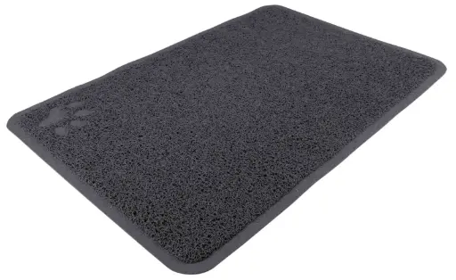 [1455] Tapis pour bac à litière 40 x 60 cm (Anthracite) "Idéal chat sensible" - Trixie