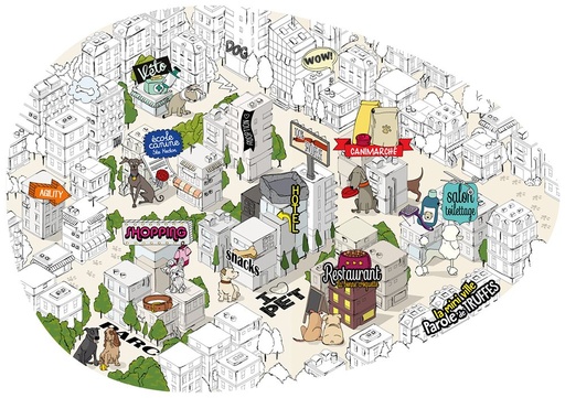 [14610] Set de table "Ma ville" - Parole de Truffes