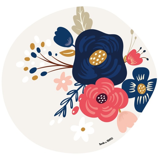 [14615] Set de table "Fleurs" - Parole de Truffes