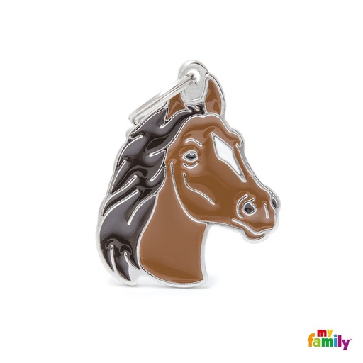 [14623] Médaille "Cheval marron" - MyFamily