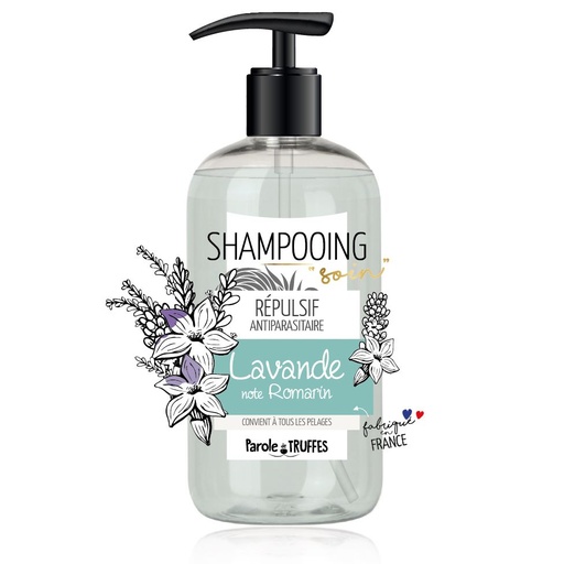 [14656] Shampooing répulsif Lavande et note de Romarin (300 ml) - Parole de Truffes