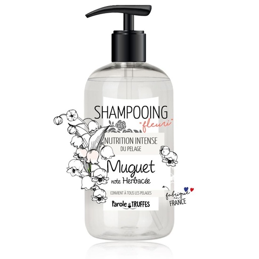 [14657] Shampooing Muguet et note herbacée (300 ml) - Parole de Truffes
