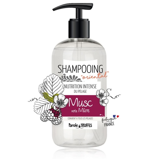 [14663] Shampooing Musc et note de Mûre (300 ml) - Parole de Truffes