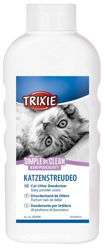 [14713] Désodorisant de litière fraîcheur pour bébé "Simple'n'Clean" (750 g) - Trixie