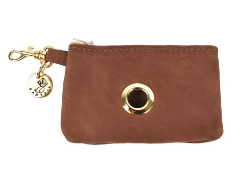 [14738_26138] Distributeur de sacs à crottes "Nubu" et "Tau" (Brun foncé) - Fantail