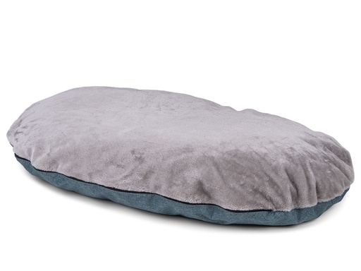 [14762_26183] Coussin ovale "Ares" turquoise (Taille 3) - Vadigran