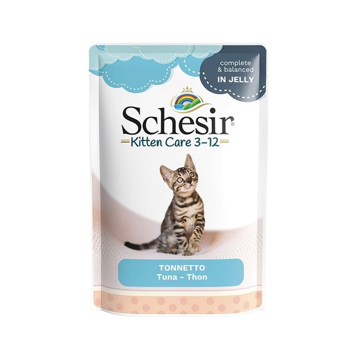 [14991_26413] Sachet fraîcheur pour chaton en gelée - Thon (85 g) - Schesir