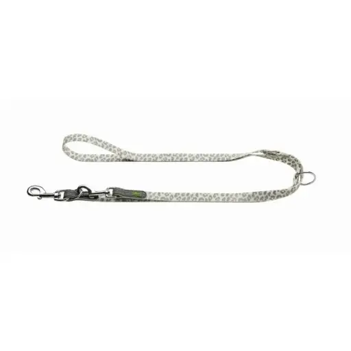 [15180_26724] Laisse réglable fluorescente léopard - Convenience Reflect Glow (Taille 2) - Hunter