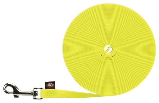 [15190_26796] Laisse à pister Easy Life pour chien M-L - Jaune (10 m) - Trixie