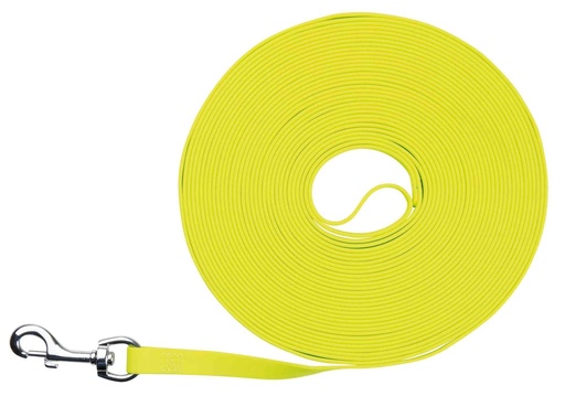 [15207_26801] Laisse à pister Easy Life pour chien M-XL (Jaune | 15 m) - Trixie