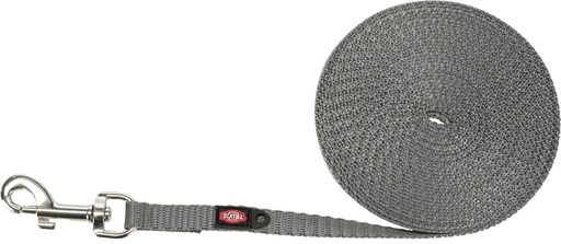 [15208_26808] Longe à pister légère pour petits chiens - Gris (5 m) - Trixie