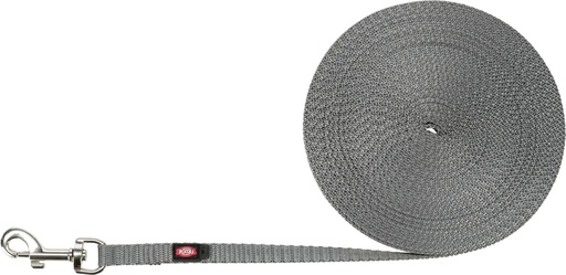 [15208_26809] Longe à pister légère pour petits chiens - Gris (10 m) - Trixie