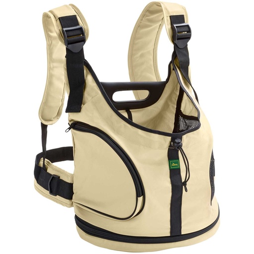 [15232_26827] Sac à dos de transport pour chien (Beige) - Kangaroo Hunter