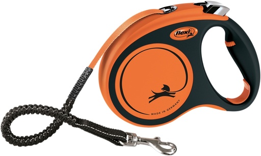 [15247_26862] Laisse sangle Xtreme orange (M) - Flexi