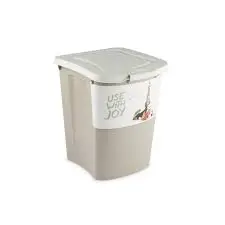 [15275] Verseuse à croquettes "Archie" cappucino chien 38L - Rotho Mypet