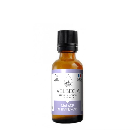 [15292_26908] Mélange de fleurs de Bach Malade en Transport (30 ml) - Velbecia