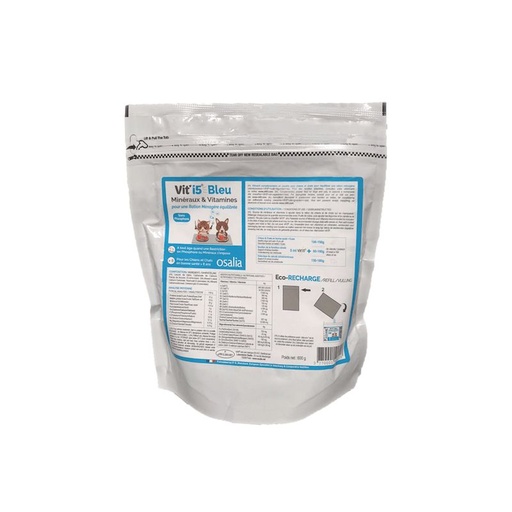 [15300] Éco-recharge Vit'I5 Bleu (600 g) - Osalia