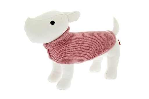 [15438_27452] Pull tricot Lux rose (Taille 43) - Ferribiella