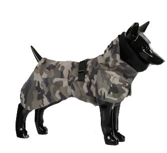 [15636_27899] Imperméable réfléchissant camouflage pour chien (20 cm) - PAIKKA