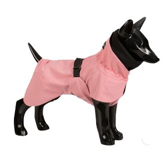 [15646_27959] Imperméable d'hiver réfléchissant rose pour chien (20 cm) - PAIKKA