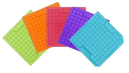 [15671_28038] Tapis de léchage pour chat "Playdate" (Violet) - Lickimat