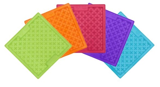 [15672_28043] Tapis de léchage pour chat "Buddy" (Violet) - LickiMat