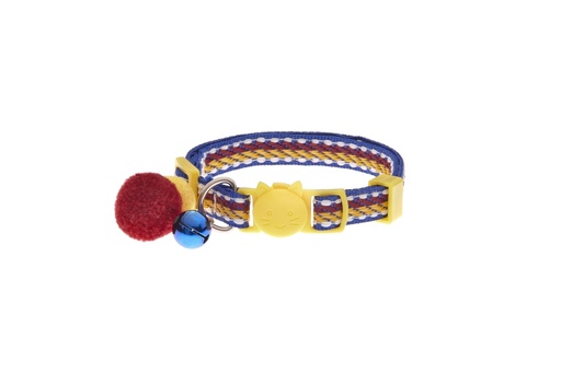 [15703_28125] Collier pour chat Snowball (Jaune) - Ferribiella