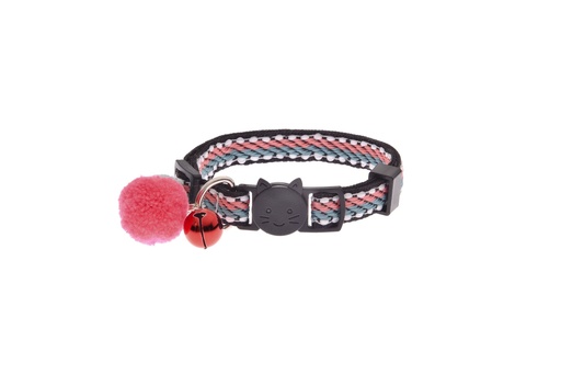 [15703_28126] Collier pour chat Snowball (Noir) - Ferribiella