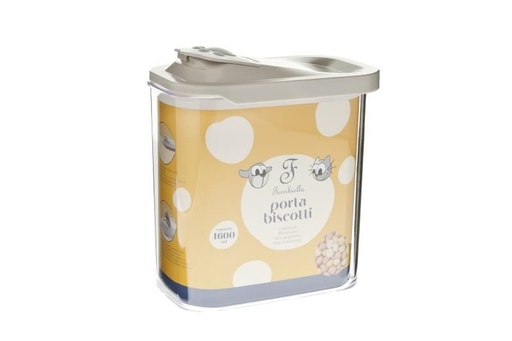 [15770_28197] Boîte à biscuits longue conservation - Gris (Taille 1) - Ferribiella
