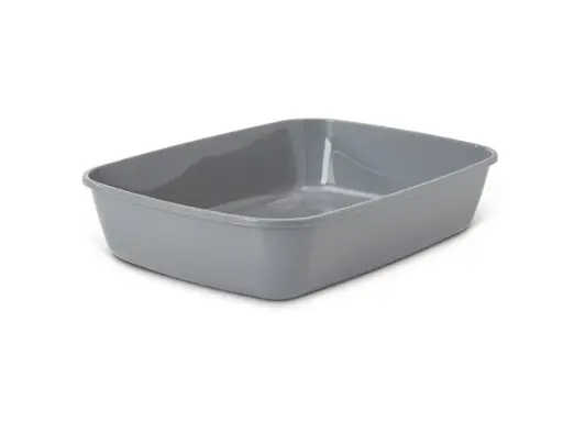 [15885_28420] Bac à litière Iriz sans rebord - Gris (Taille 50) - Savic