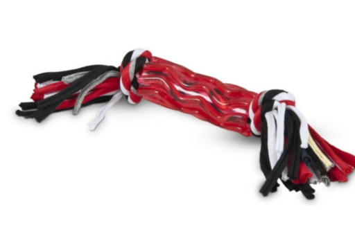 [15940_28466] Jouet pour chien Dental Snarl Tug (S) - Petmate