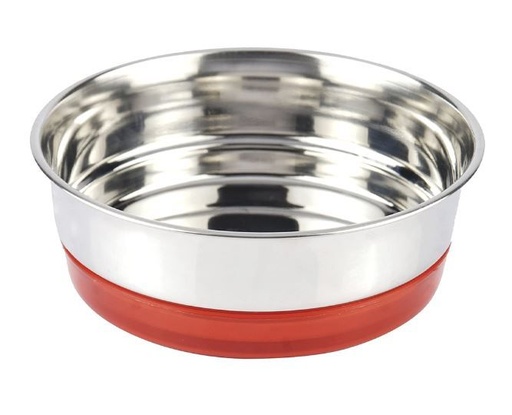 [16061_28618] Bol en acier fluo - Rouge (470 ml) - Croci
