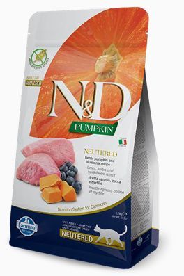 [16120] Potiron Agneau & Myrtille Chat Stérilisé (1.5 kg) - Farmina