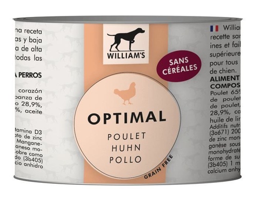 [16130_28712] Pâtée pour chien William's Optimal au poulet (800 g) - William's
