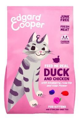 [16195] Croquettes pour chaton au canard et au poulet (2 kg) - Edgard & Cooper
