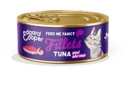 [16212] Filets pour chat au thon et aux crevettes (70 g) - Edgard & Cooper