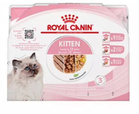 [16222] Multipack Kitten humide (4 sachets 85 g) - Royal Canin